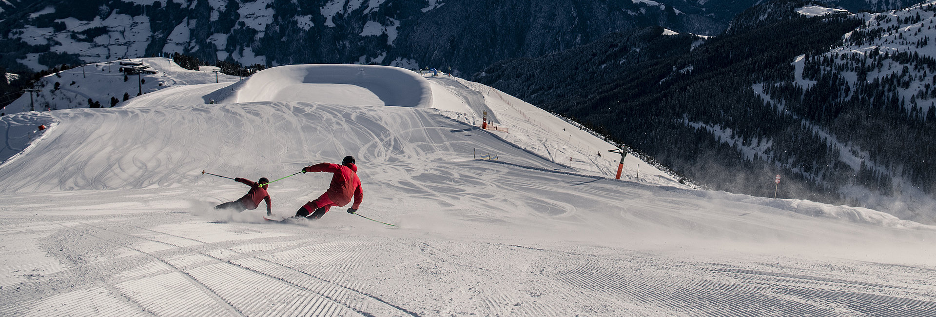 Skifahren Horberg | © Archiv TVB Mayrhofen / Dominic Ebenbichler